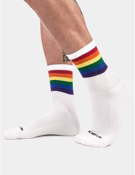 Barcode Berlin - Pride Κοντές Κάλτσες - Άσπρες