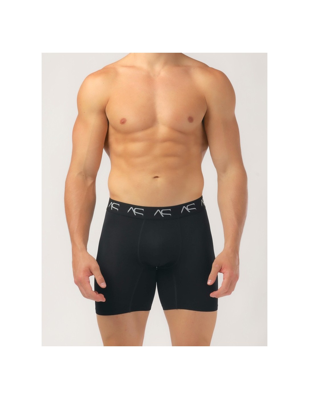 Adam Smith - Mesh Short Μπόξερ - Μαύρο