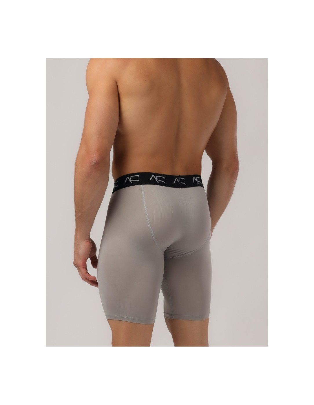 Adam Smith - Mesh Long Μπόξερ - Γκρι