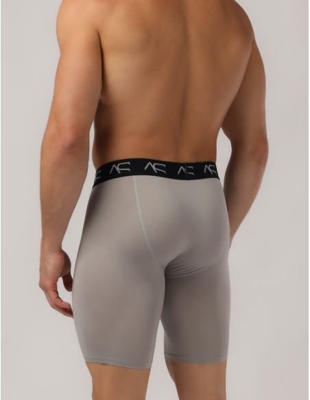Adam Smith - Mesh Long Μπόξερ - Γκρι