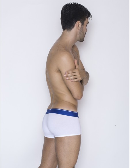 Walking Jack - Core Μπόξερ Άσπρο με μπλε