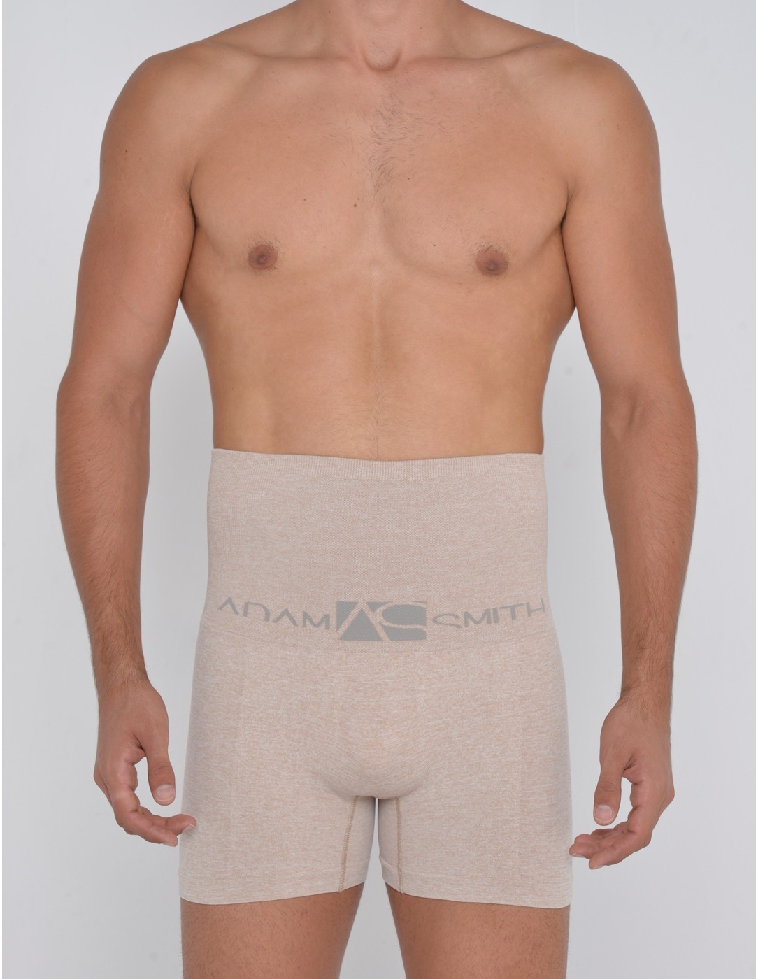 Adam Smith - High Waist Shaper Μποξεράκι Σύσφιξης - Μπεζ Μελανζέ