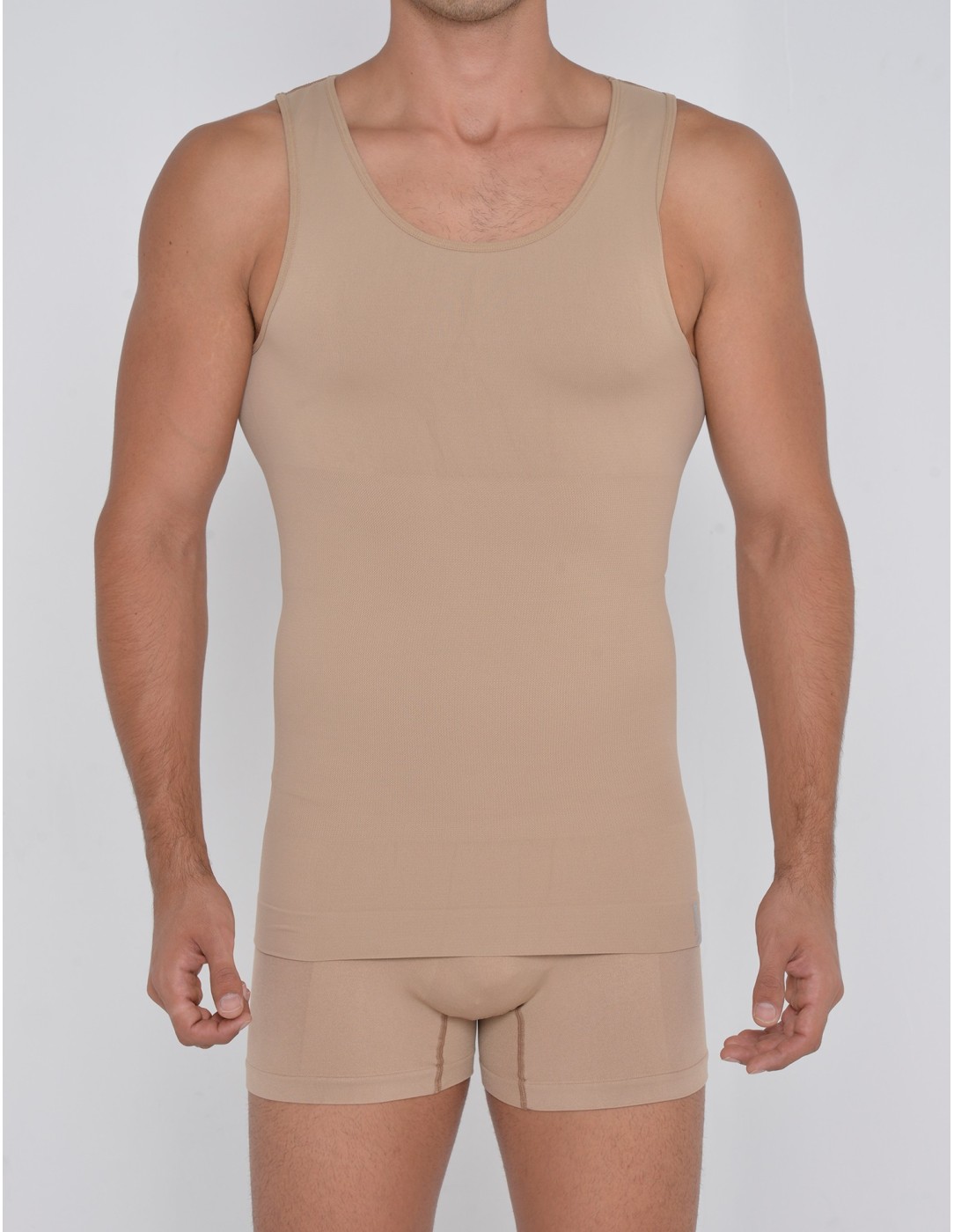 Adam Smith - Shaper Tank Top - Φανελάκι Σύσφιξης - Μπεζ