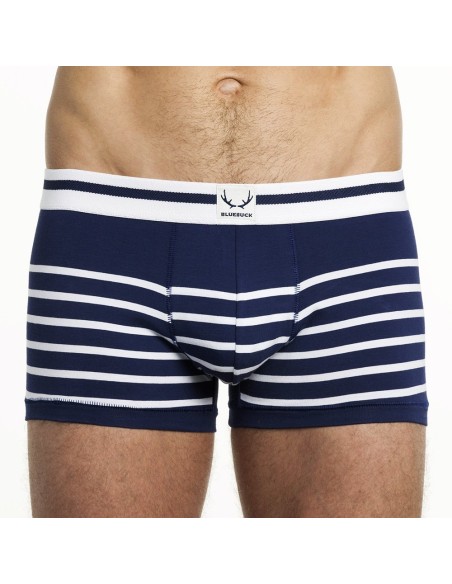 Bluebuck - Μποξεράκι Μπλε με άσπρες ρίγες