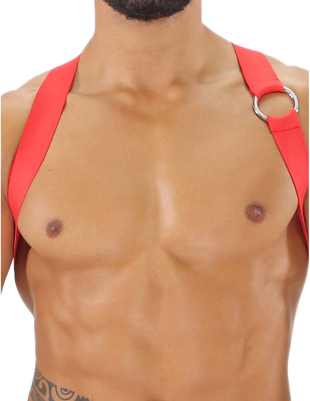 TOF Paris - Party Boy Elastic Harness - Κόκκινο