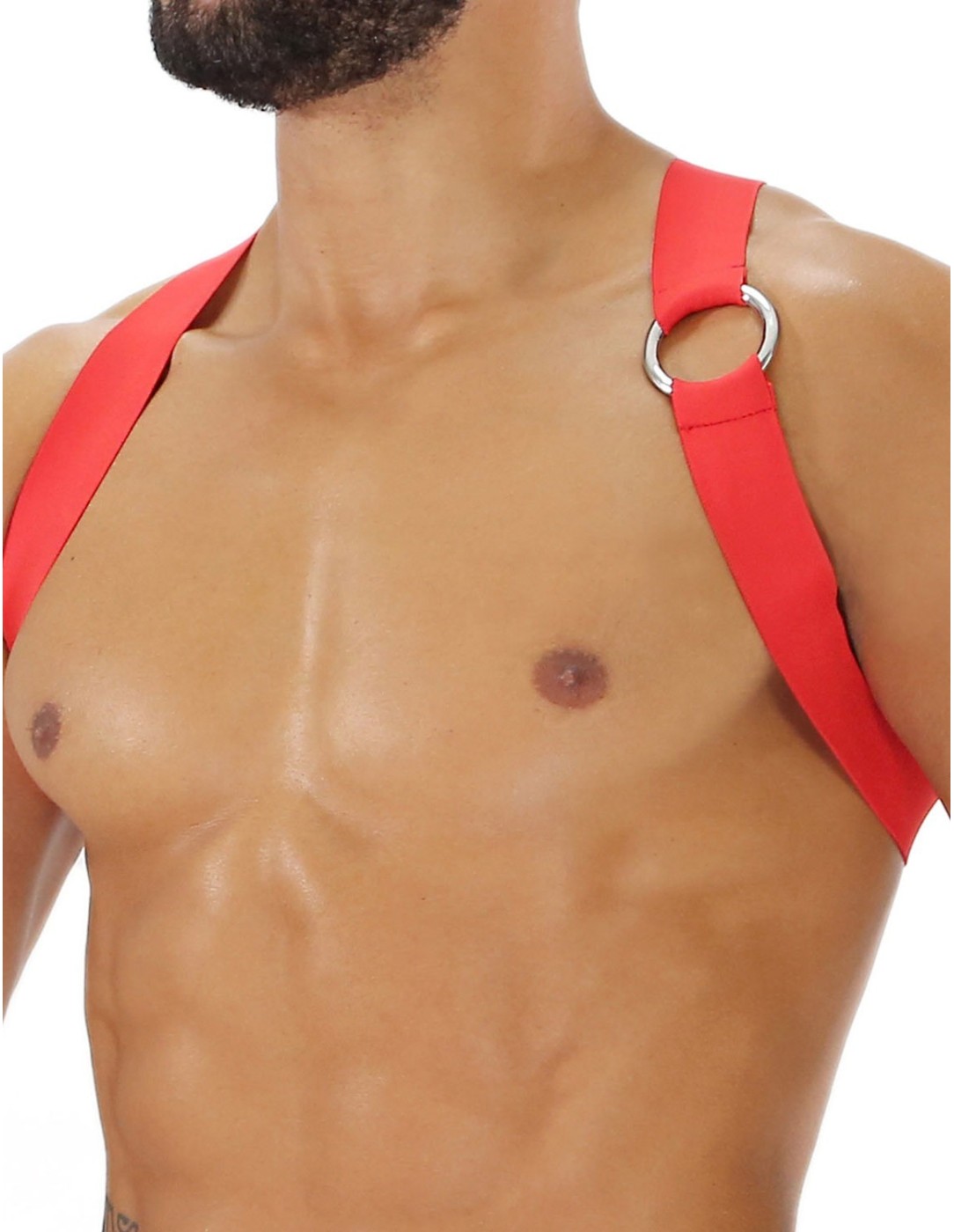 TOF Paris - Party Boy Elastic Harness - Κόκκινο