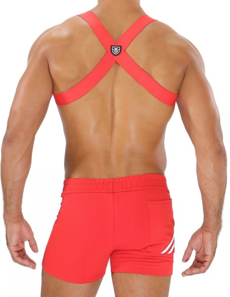 TOF Paris - Party Boy Elastic Harness - Κόκκινο