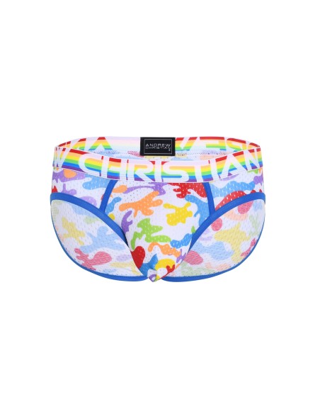 Andrew Christian - Pride Camouflage Mesh Σλιπ w/ Almost Naked