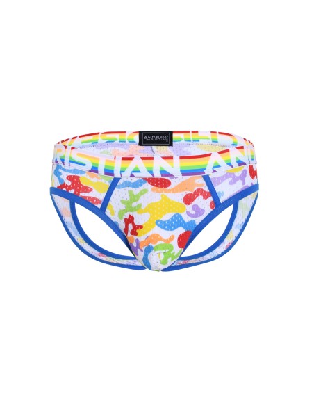 Andrew Christian - Pride Camouflage Mesh Air Jock w/ Almost Naked
