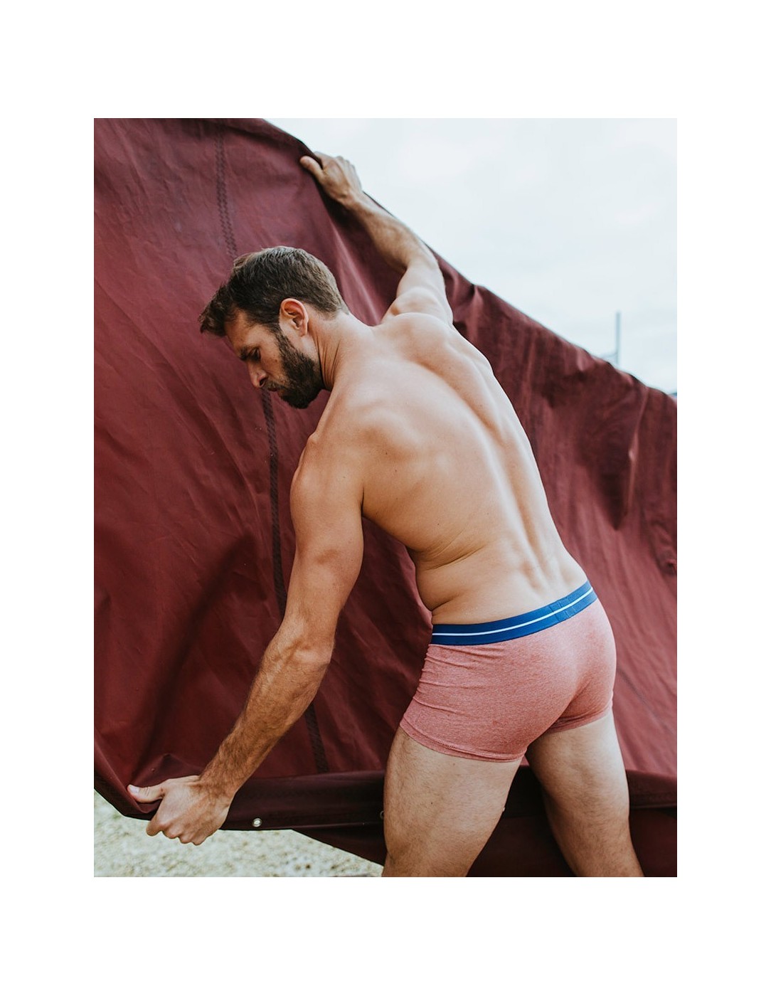 Bluebuck - Brick Μπόξερ Κόκκινο