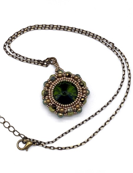 Zosimi Beads - Marian Necklace - Olivine