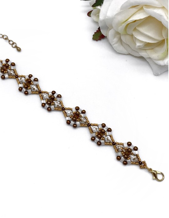 Zosimi Beads - Pralina Βραχιόλι - Μόκα