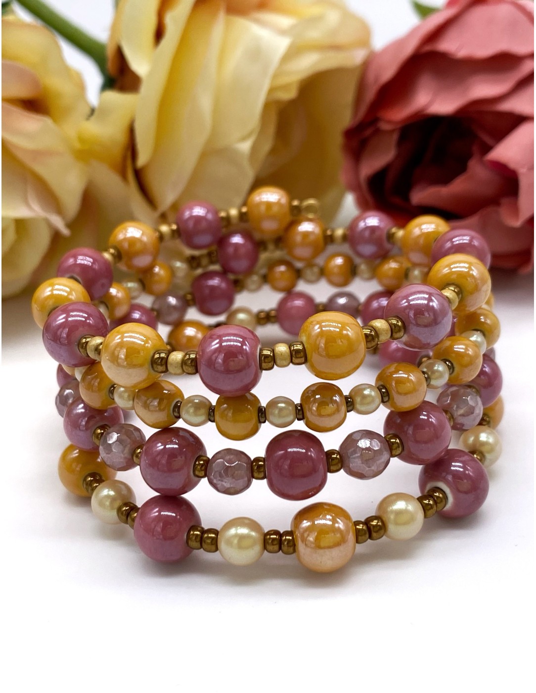 Zosimi Beads - Athena Wrap Βραχιόλι - Autumn Garden