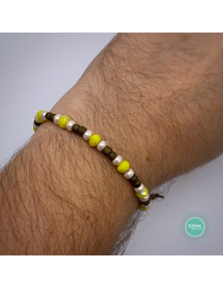 Zosimi Beads - Thiseas Βραχιολάκι - Ανοιχτό Πράσινο