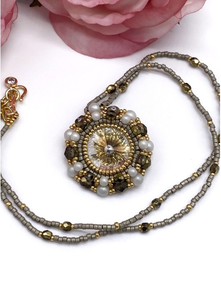 Zosimi Beads - Marian Κρεμαστό - Κρύσταλος Argent Flare