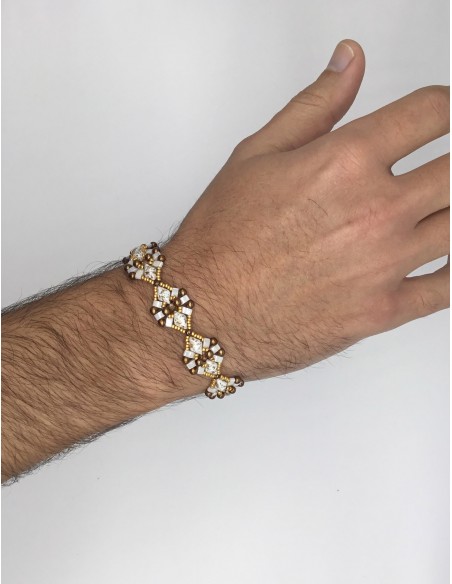 Zosimi Beads - Pralina Βραχιόλι - Μόκα