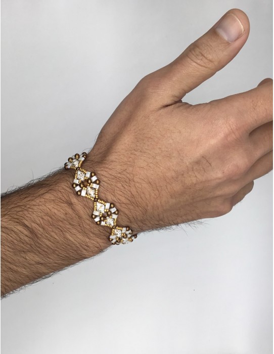 Zosimi Beads - Pralina Βραχιόλι - Μόκα 2