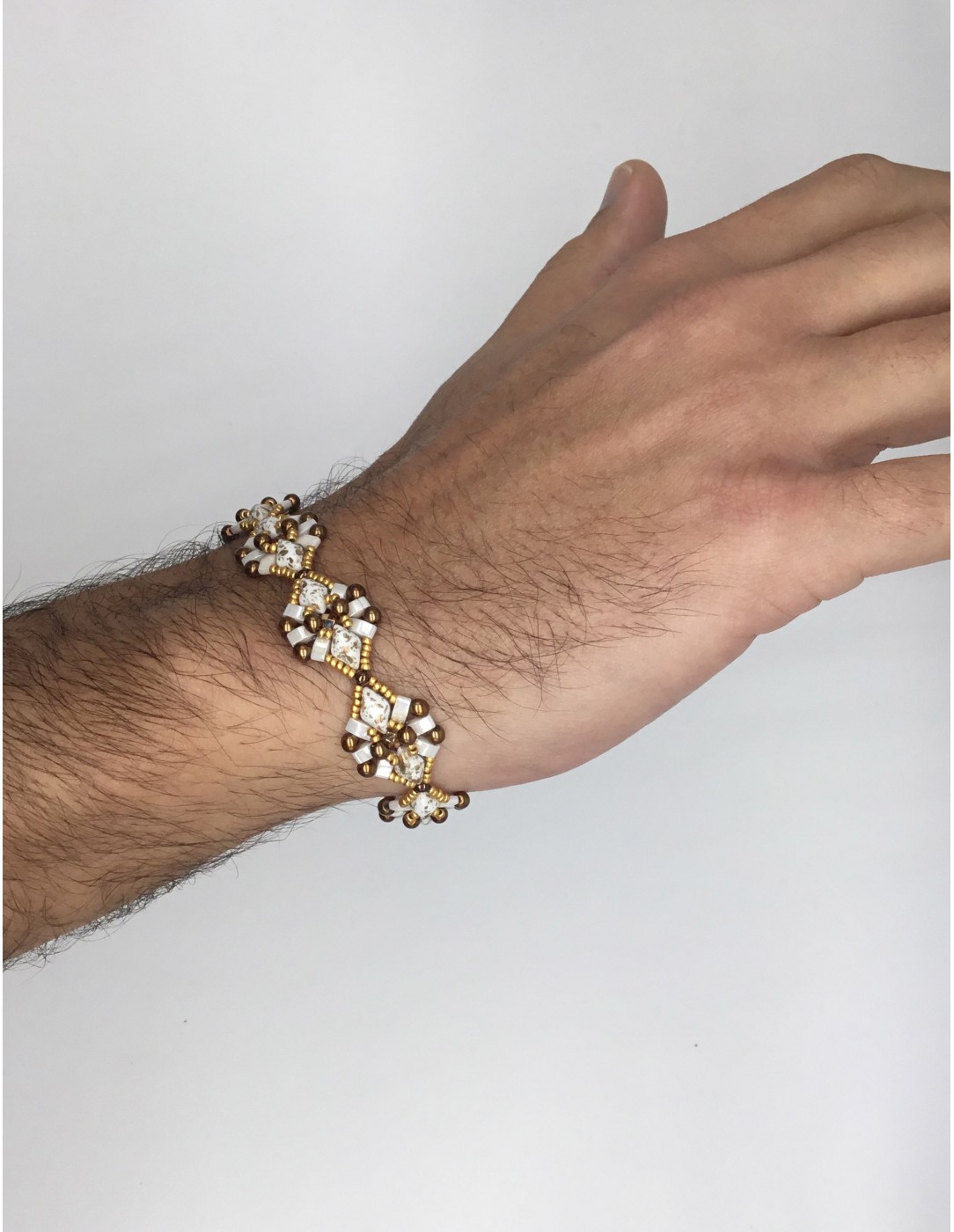 Zosimi Beads - Pralina Βραχιόλι - Μόκα