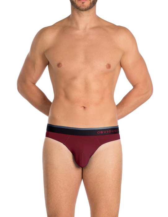 Obviously Apparel - PrimeMan Hipster Σλιπ - Καστανοκόκκινο 2