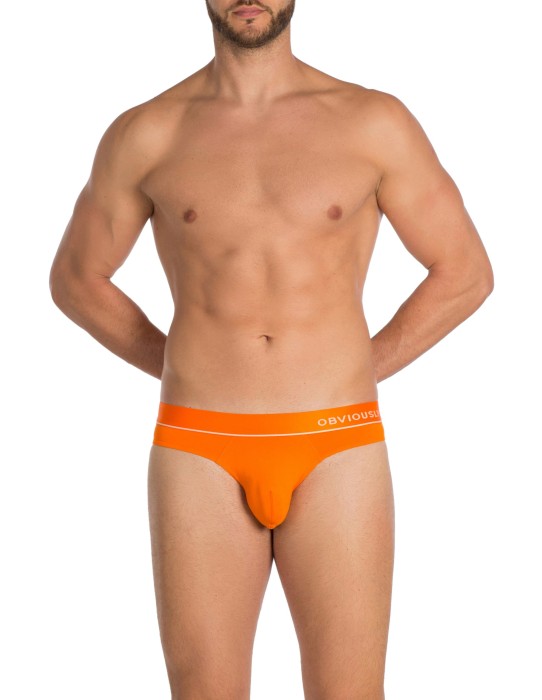 Obviously Apparel - PrimeMan Hipster Σλιπ - Πορτοκαλί 2