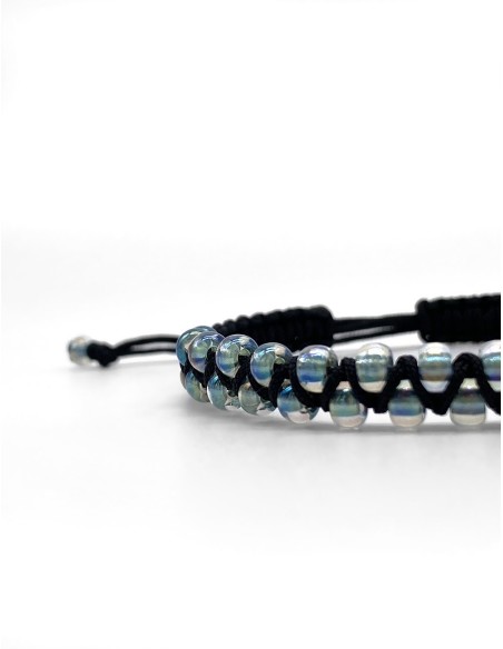 Zosimi Beads - Zig Zag Βραχιόλι - Θαλάσσιοι Κρύσταλλοι