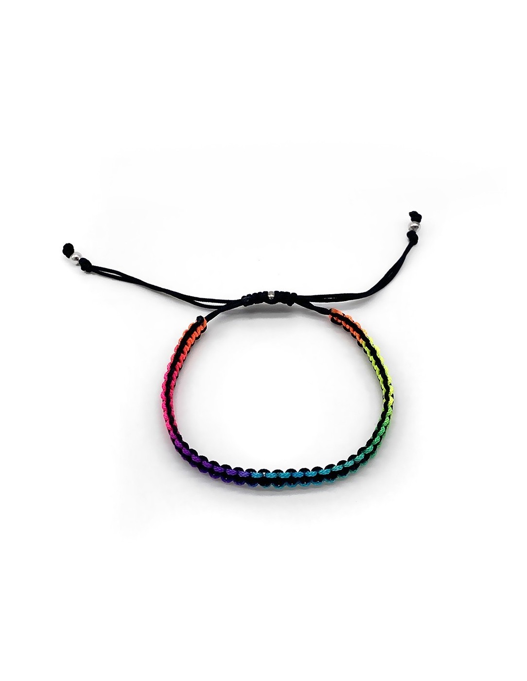 Zosimi Beads - Square Knot Βραχιόλι - Μαύρο και...