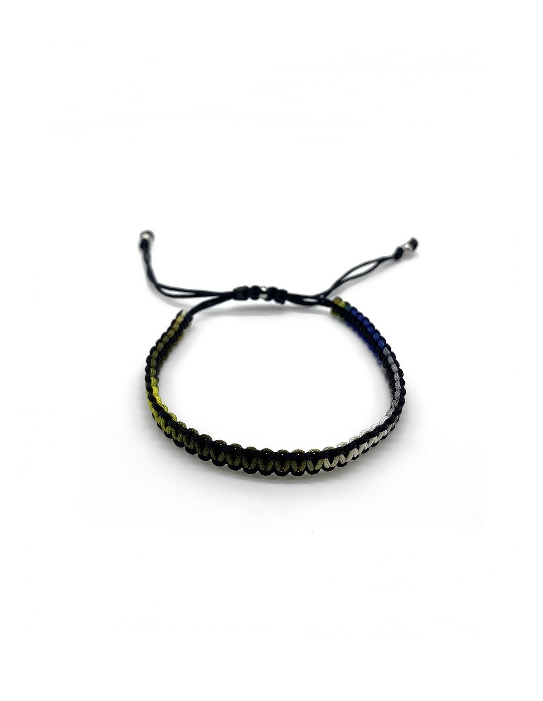 Zosimi Beads - Square Knot Βραχιόλι - Μαύρο και...