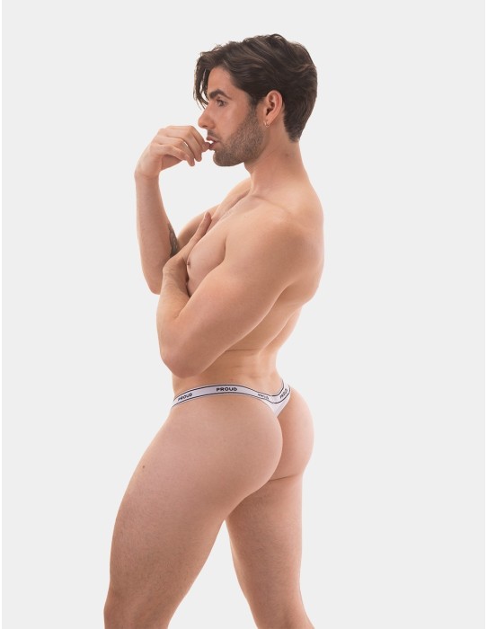 Barcode Berlin - Rib Τάνγκα Proud B - Άσπρο 2