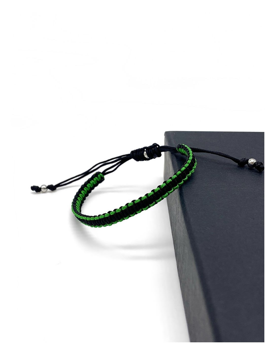 Zosimi Beads - Square Knot Βραχιόλι - Μαύρο και...