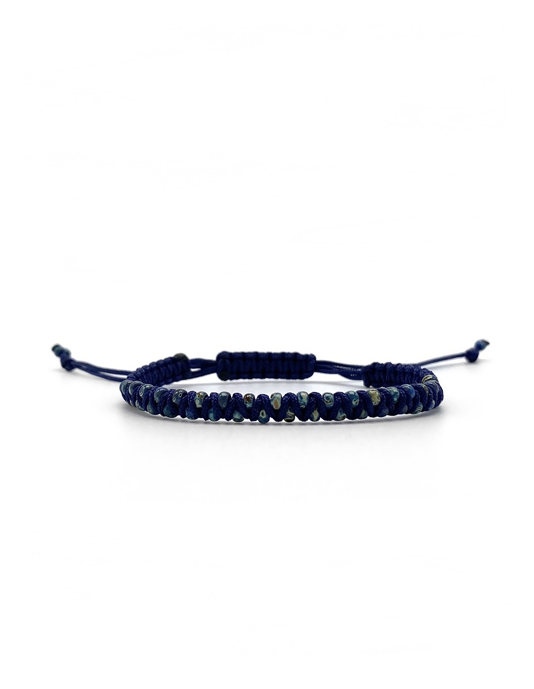 Zosimi Beads - Zig Zag  Βραχιόλι - Σκούρο Μπλε και Montana μπλε Picasso
