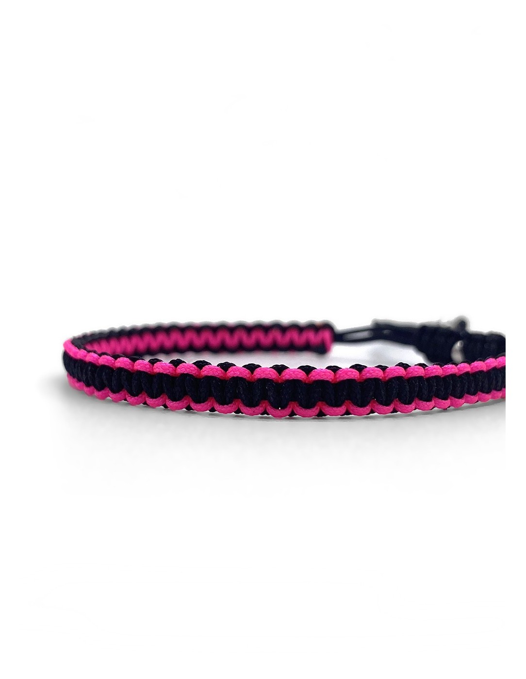 Zosimi Beads - Square Knot Βραχιόλι - Neon Ροζ