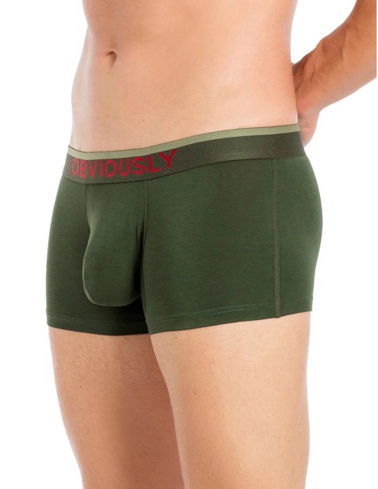 Obviously Apparel - FreeMan Μποξεράκι - Σκούρο Πράσινο 2