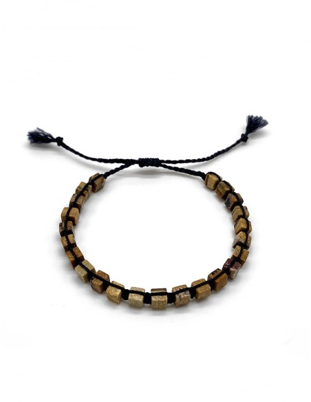 Zosimi Beads - Cubes Gemstone Βραχιόλι -  Picture Ίασπης