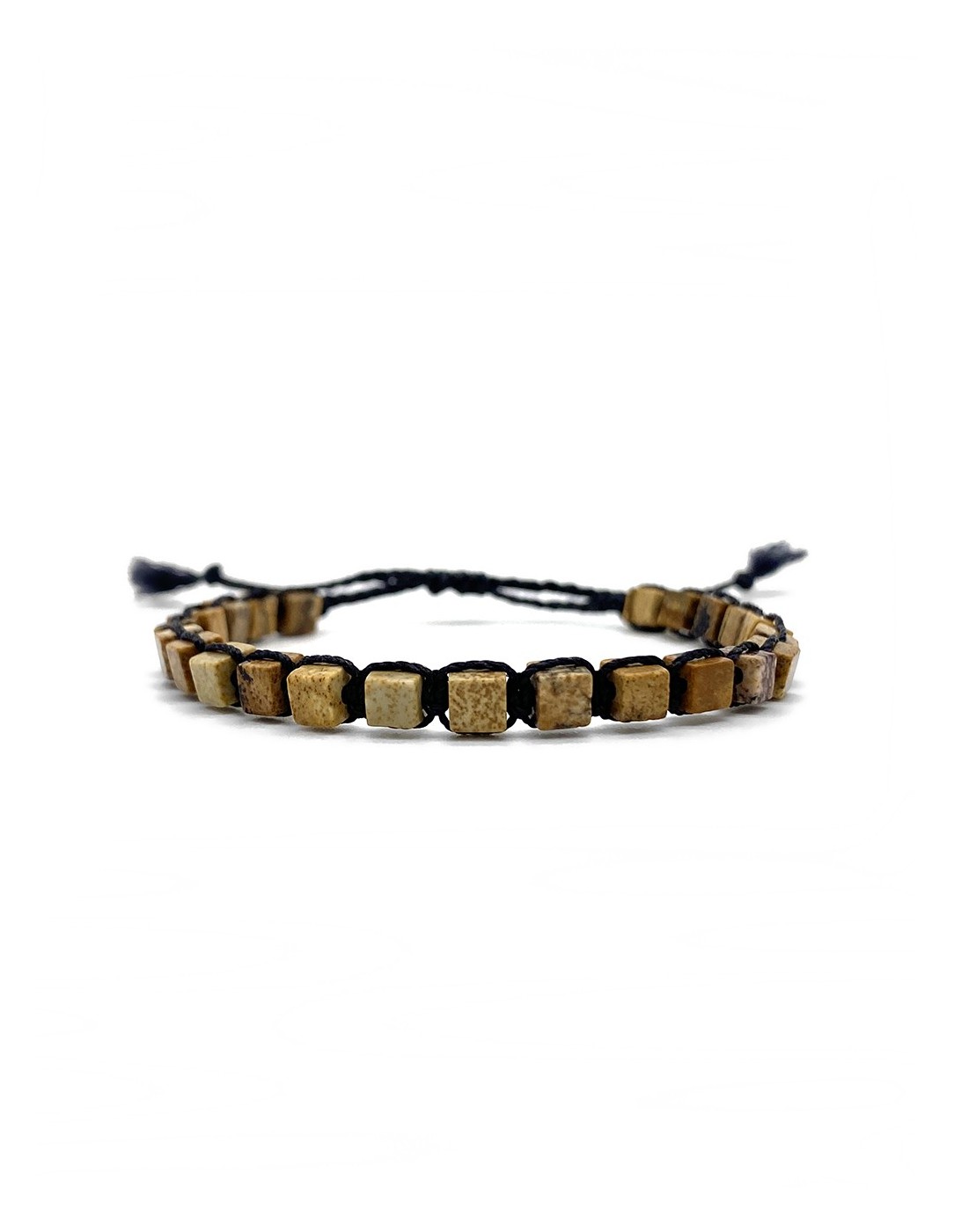 Zosimi Beads - Cubes Gemstone Βραχιόλι -  Picture Ίασπης