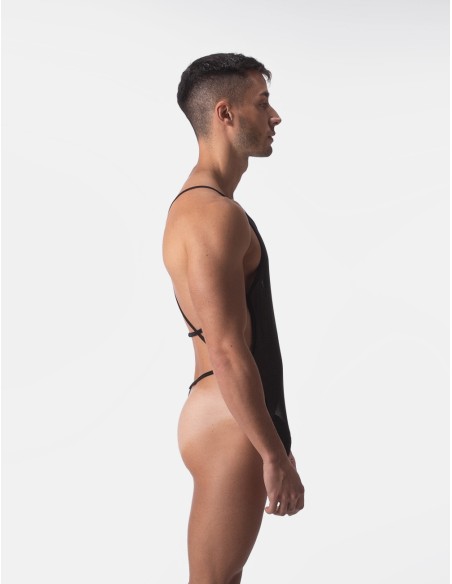 Barcode Berlin - Mesh Κορμάκι Cobina - Μαύρο