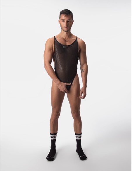 Barcode Berlin - Mesh Κορμάκι Cobina - Μαύρο