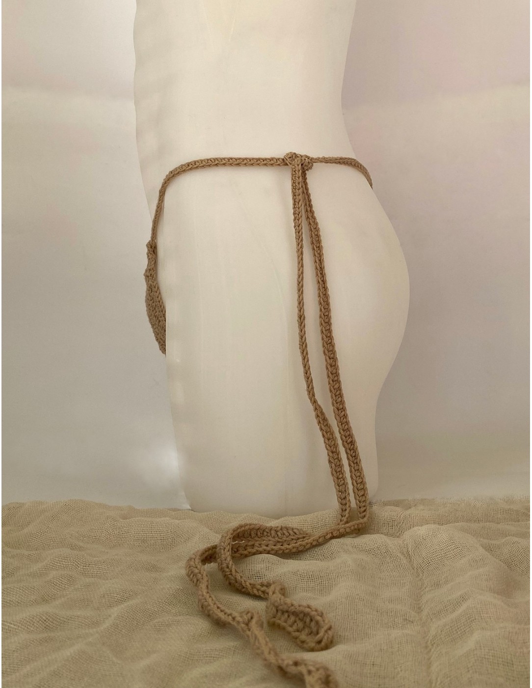 Plexis Wear - Vers String Harness - Μπεζ