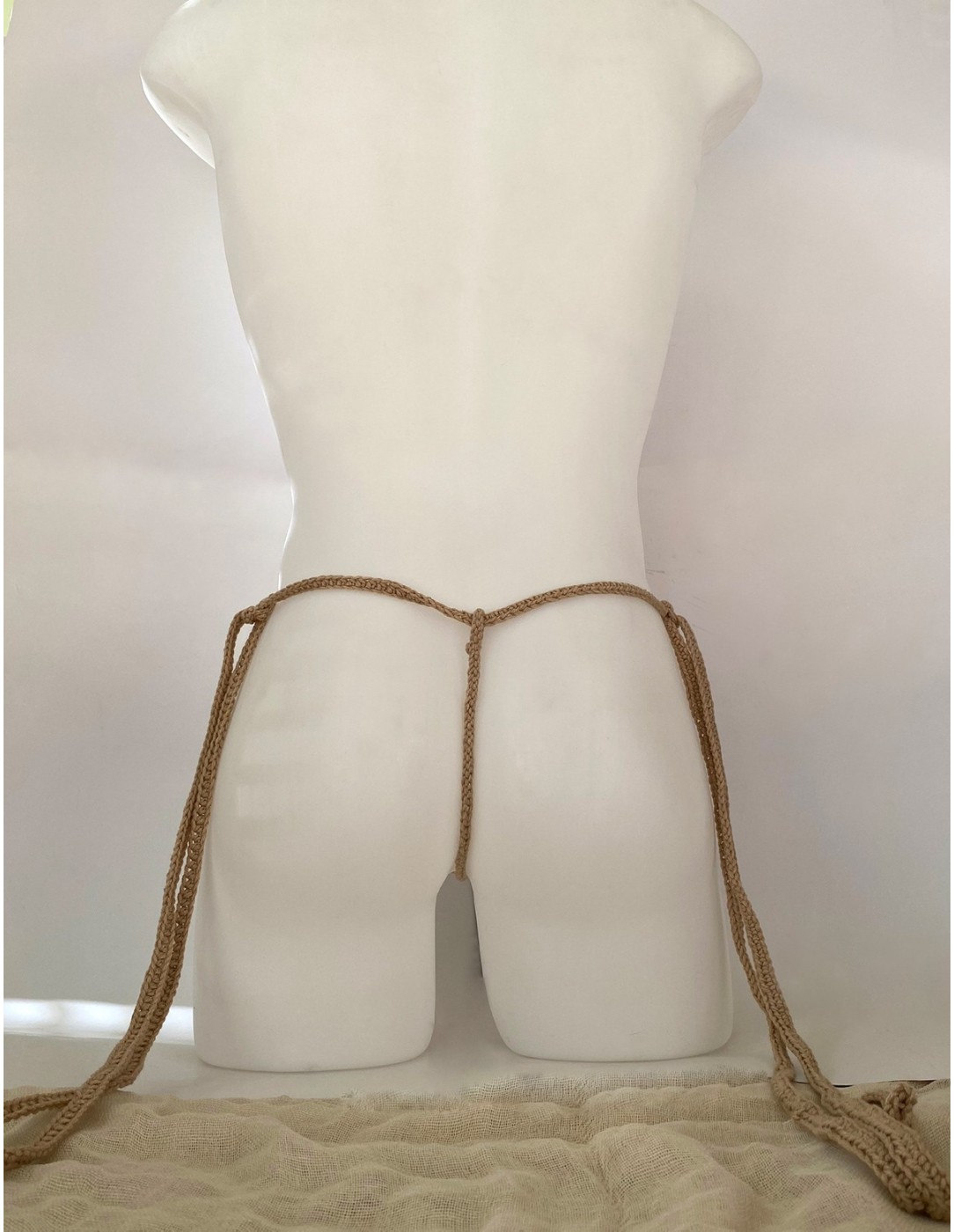 Plexis Wear - Vers String Harness - Μπεζ