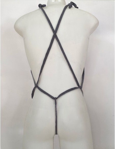 Plexis Wear - Vers String Harness - Γκρι