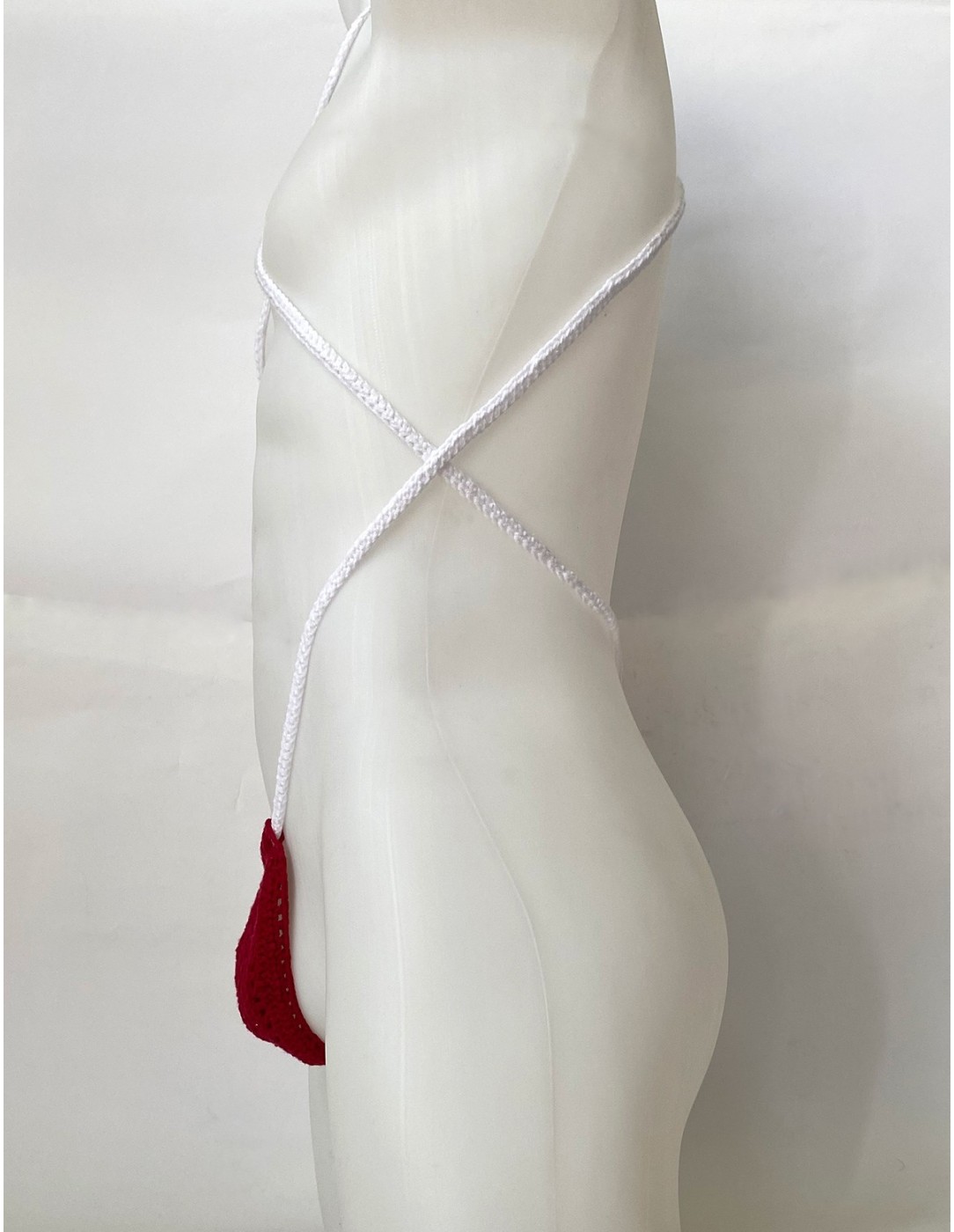 Plexis Wear - Vers String Harness - Κόκκινο με...