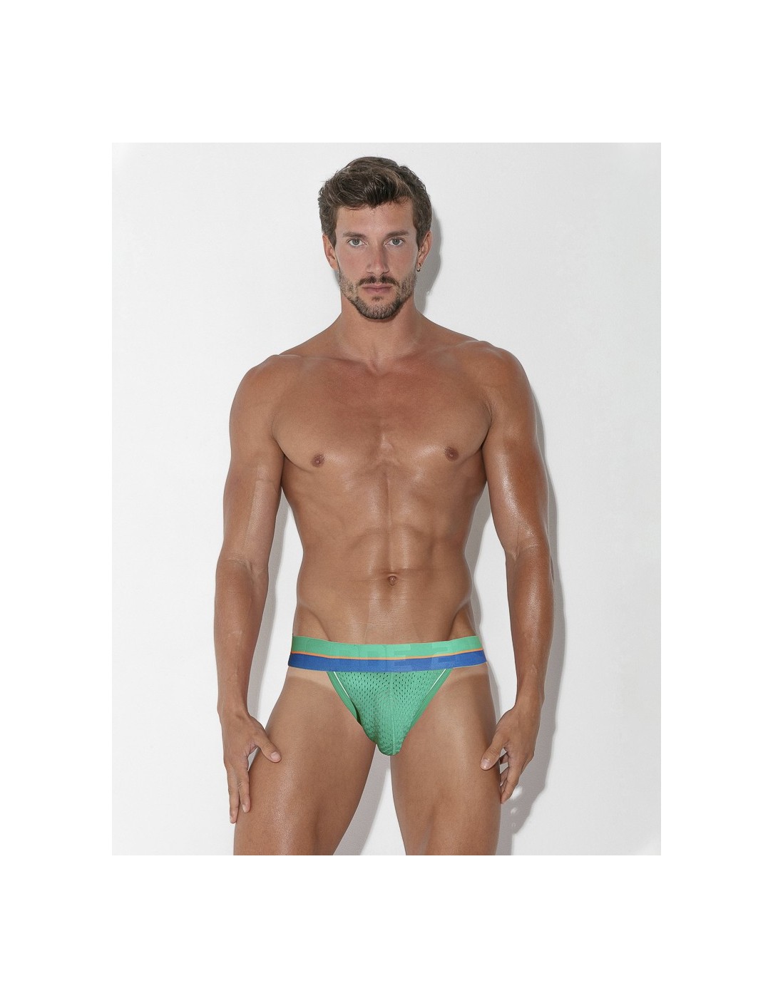 CODE 22 - Bright Mesh Jockstrap - Πράσινο
