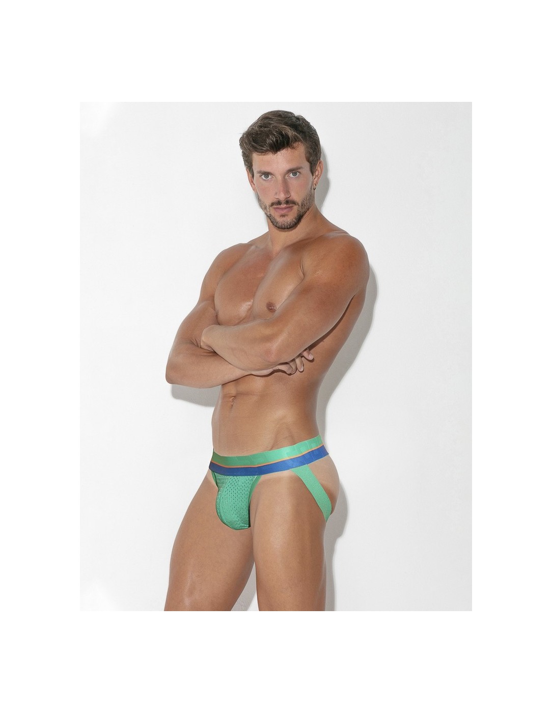 CODE 22 - Bright Mesh Jockstrap - Πράσινο