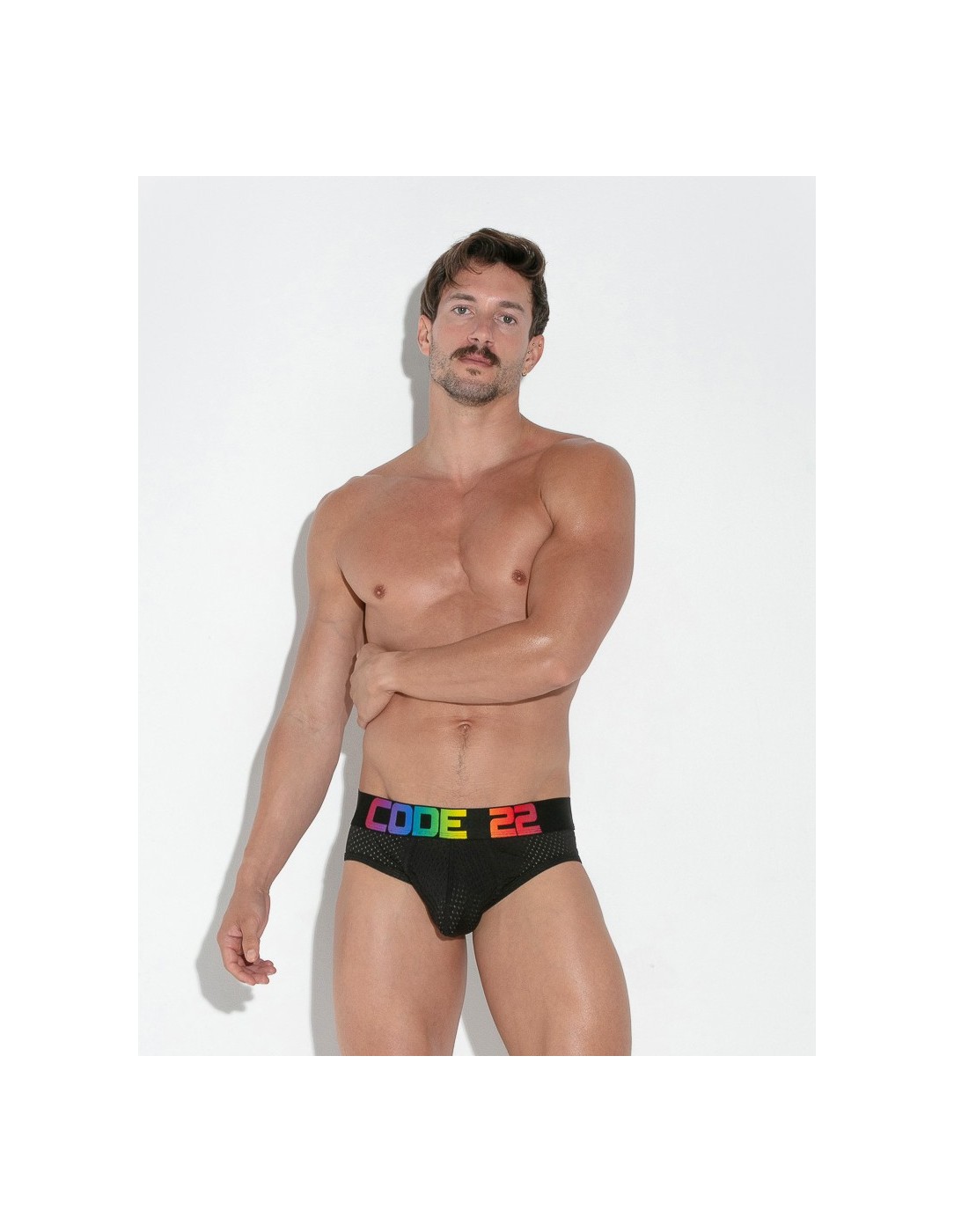 CODE 22 - Pride Mesh Σλιπ - Μαύρο
