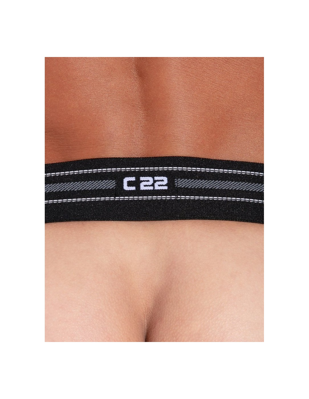 CODE 22 - Openwork Jockstrap - Steel Μπλε