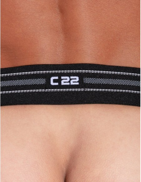 CODE 22 - Openwork Jockstrap - Black