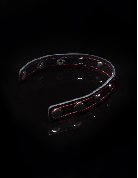 Andrew Christian - Trophy Boy Snap Cock Ring Βραχιόλι απο δερματίνη - Μαύρο