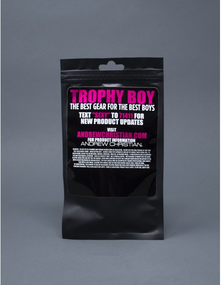 Andrew Christian - Trophy Boy Snap Cock Ring Βραχιόλι απο δερματίνη - Μαύρο