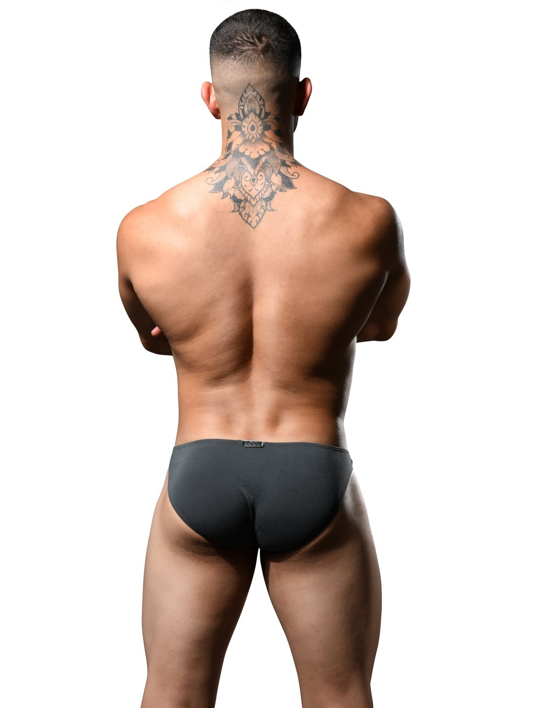 Andrew Christian - No-Show Μπαμπού Σλιπ - Steel...