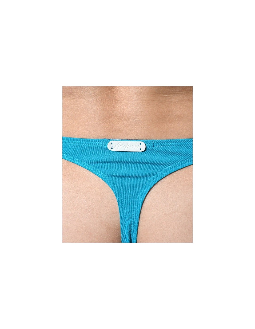 Andrew Christian - No-Show Μπαμπού Thong - Teal...