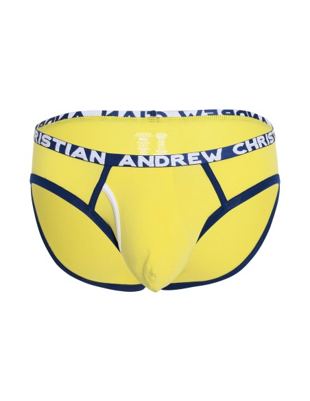 Andrew Christian - Fly Tagless Σλιπ - Citrus Κίτρινο